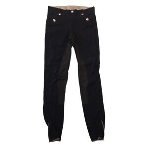Kentucky Schoeller Prestige Full Seat Riding Breeches Women 28 Black Beater Pair